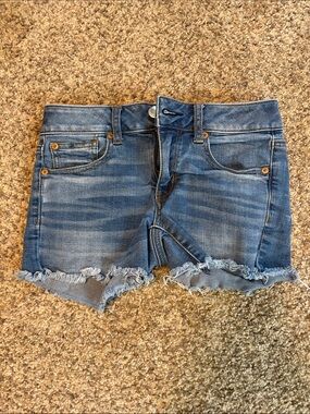 American Eagle Outfitters Blue Denim Jean Shorts